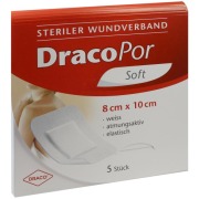 Produktabbildung: Dracopor Wundverband 8x10 cm steril