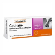 Produktabbildung: Cetirizin ratiopharm bei Allergien 10 mg