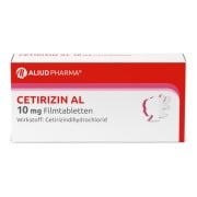 Produktabbildung: Cetirizin AL 10 mg Filmtabletten