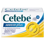 Produktabbildung: CETEBE Abwehr plus Mit Vitamin C, D und Zink