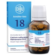 Produktabbildung: DHU Schüßler-Salz Nr. 18 Calcium sulfuratum Hahnemanni D12
