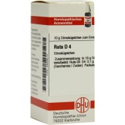 Produktabbildung: RUTA D 4 Globuli 10 g