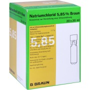 Produktabbildung: Natriumchlorid 5,85% Braun MPC Infusions 20X20 ml