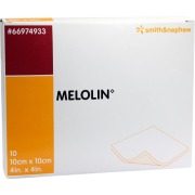 Produktabbildung: Melolin 10x10 cm Wundauflagen steril 10 St
