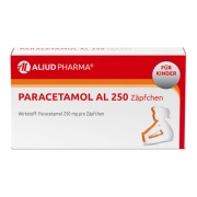 Produktabbildung: Paracetamol AL 250 Kleinkinder-Suppositorien