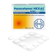 Produktabbildung: Paracetamol 500 mg HEXAL bei Fieber und Schmerzen