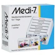 Produktabbildung: MEDI 7 Medikamentendosierer für 7 Tage weiß