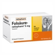 Produktabbildung: Folsäure ratiopharm 5 mg