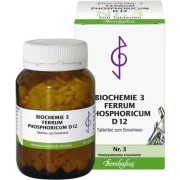 Produktabbildung: Biochemie 3 Ferrum phosphoricum D 12 Tab 500 St