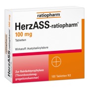 Produktabbildung: HerzASS ratiopharm 100 mg