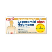 Produktabbildung: Loperamid akut Heumann Tabletten