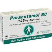 Produktabbildung: Paracetamol BC 125 mg Zäpfchen 10 St