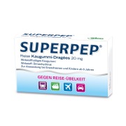 Produktabbildung: Superpep Reise Kaugummi-Dragées 20 mg