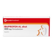 Produktabbildung: Ibuprofen AL akut 400 mg Filmtabletten