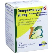 Produktabbildung: Omeprazol dura S 20 mg magensaftresist.H 14 St