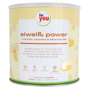 Produktabbildung: for you eiweiß power vanille