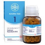 Produktabbildung: DHU Schüßler-Salz Nr. 1 Calcium fluoratum D12