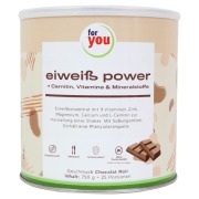 Produktabbildung: for you Eiweiß Power Chocolate Noir