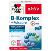 Produktabbildung: Doppelherz aktiv B-Komplex + Folsäure Depot