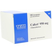 Produktabbildung: Calcet 950 mg Filmtabletten 100 St