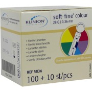 Produktabbildung: Klinion Soft fine colour Lanzetten 28 G 110 St