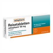 Produktabbildung: Reisetabletten ratiopharm 50 mg