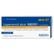 Produktabbildung: Loperamid akut Aristo 2 mg Tabletten