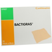 Produktabbildung: Bactigras Antiseptische Paraffingaze 10x 10 St