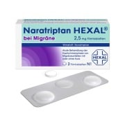 Produktabbildung: Naratriptan HEXAL bei Migräne 2,5 mg