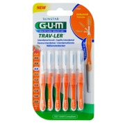 Produktabbildung: GUM Trav-ler 0,9mm Kerze orange Intenden