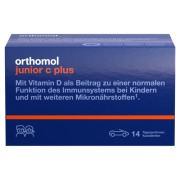 Produktabbildung: Orthomol junior C plus Kautablette Mandarine-Orange/Waldfrucht