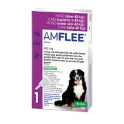Produktabbildung: Amflee 402 mg Spot-on Lsg.f.sehr gr.Hunde 40-60kg 3 St