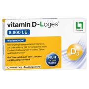 Produktabbildung: vitamin D-Loges 5.600 I.E. Wochendepot