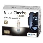 Produktabbildung: GlucoCheck GOLD Blutzuckerteststreifen