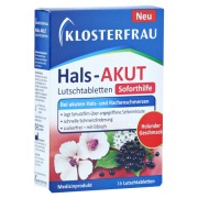 Produktabbildung: Klosterfrau Hals-akut Lutschtabletten