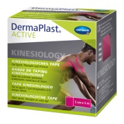 Produktabbildung: DermaPlast Active Kinesiology Tape pink 5cm x 5m