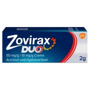 Produktabbildung: Zovirax Duo 50 mg/g / 10 mg/g