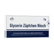 Produktabbildung: Glycerin Zäpfchen Rösch 2g