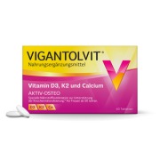 Produktabbildung: VIGANTOLVIT Vitamin D3, K2, Kalzium