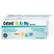 Produktabbildung: Cefavit D3 K2 Mg 7.000 I.E. Hartkapseln
