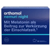Produktabbildung: Orthomol Nemuri night Heißgetränk-Granulat